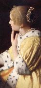 Johannes Vermeer Details of Mistress and maid Sweden oil painting artist